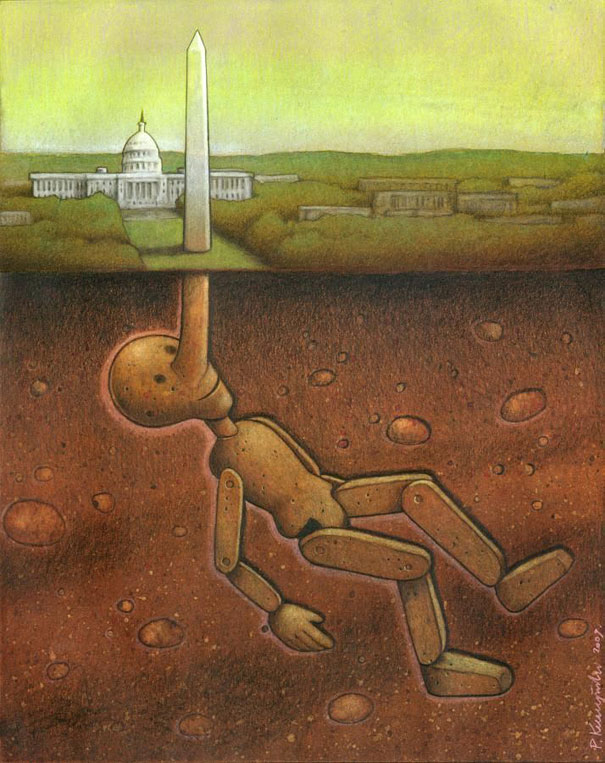 Satirical Illustrations by Pawel Kuczynski