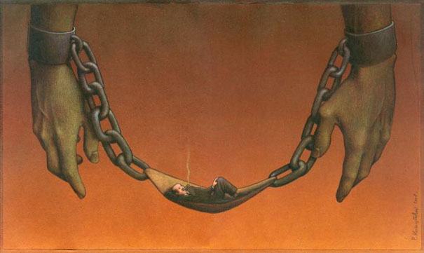 Satirical Illustrations by Pawel Kuczynski
