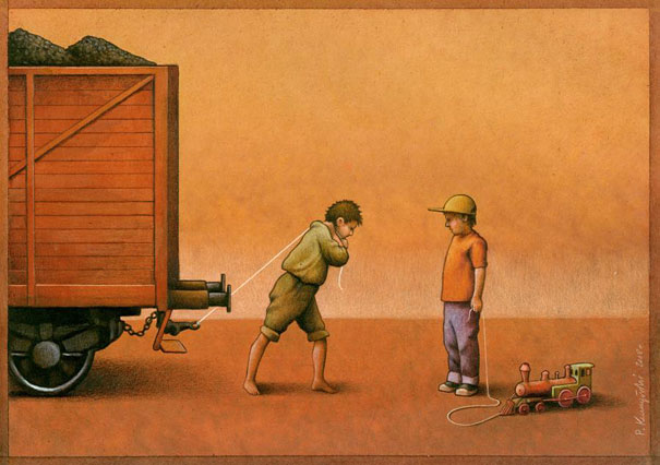 Satirical Illustrations by Pawel Kuczynski
