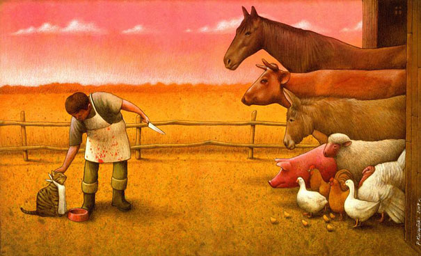Satirical Illustrations by Pawel Kuczynski