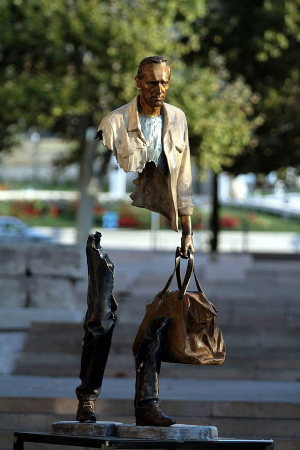 The Beautifully Imperfect Bronze Sculptures Of Bruno Catalano Are Not All There The Beautifully Imperfect Bronze Sculptures Of Bruno Catalano Are Not All There