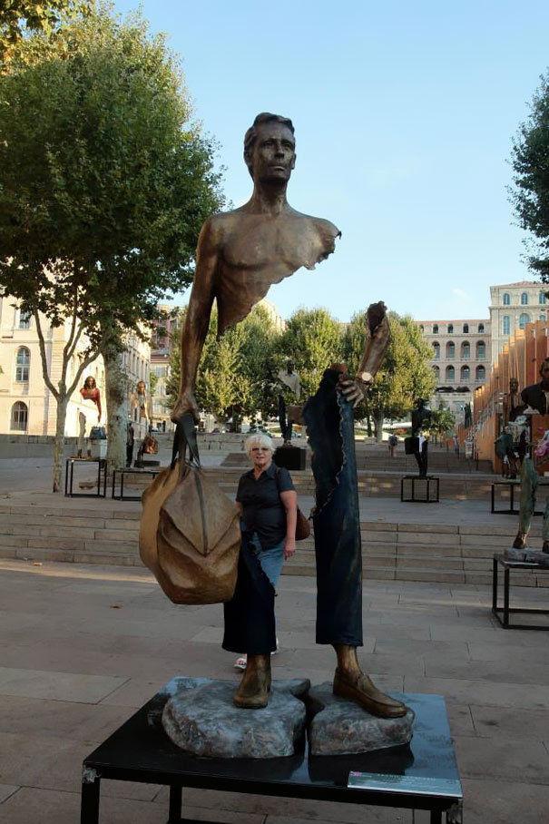 The Beautifully Imperfect Bronze Sculptures Of Bruno Catalano Are Not All There