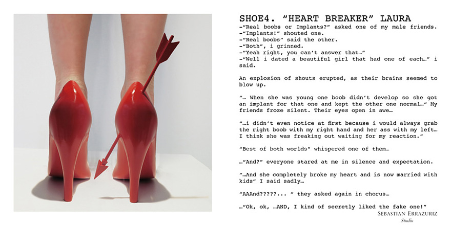 Artist Creates 12 Shoes For 12 Ex Lovers Artist Creates 12 Shoes For 12 Ex Lovers