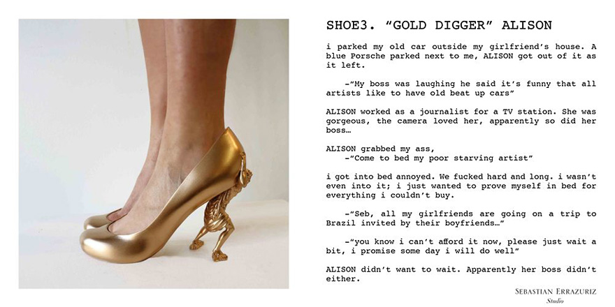 Artist Creates 12 Shoes For 12 Ex Lovers Artist Creates 12 Shoes For 12 Ex Lovers