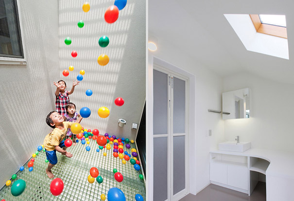 Unusual Slide House in Japan