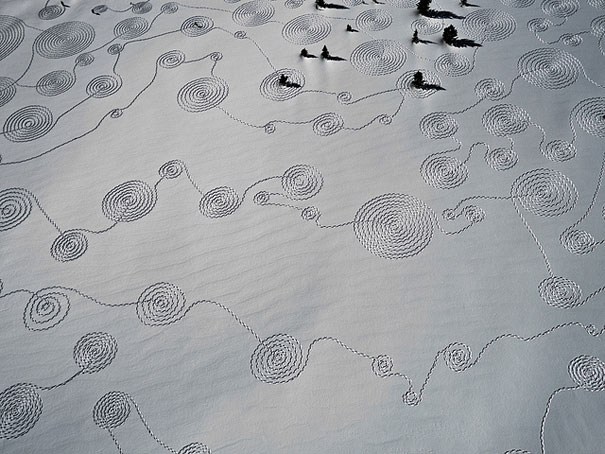Snow Drawings by Sonja Hinrichsen Snow Drawings by Sonja Hinrichsen