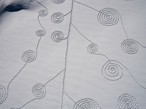 Snow Drawings by Sonja Hinrichsen Snow Drawings by Sonja Hinrichsen