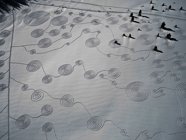 Snow Drawings by Sonja Hinrichsen Snow Drawings by Sonja Hinrichsen