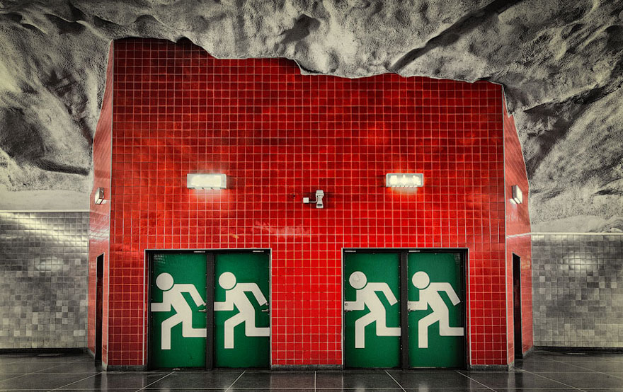 Stunning Underground Art In Stockholm’s Metro Station Stunning Underground Art In Stockholm’s Metro Station