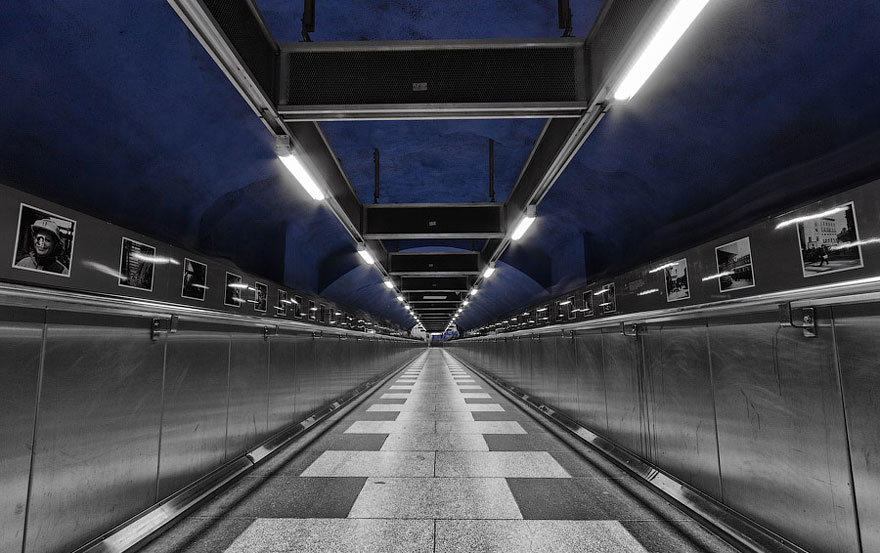 Stunning Underground Art In Stockholm&rsquo;s Metro Station