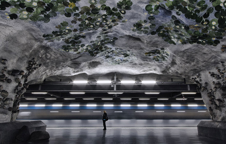 Stunning Underground Art In Stockholm’s Metro Station Stunning Underground Art In Stockholm’s Metro Station