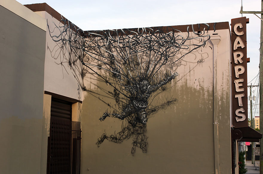 Beautifully Detailed Street Art by Traveling Chinese Artist DALeast Beautifully Detailed Street Art by Traveling Chinese Artist DALeast