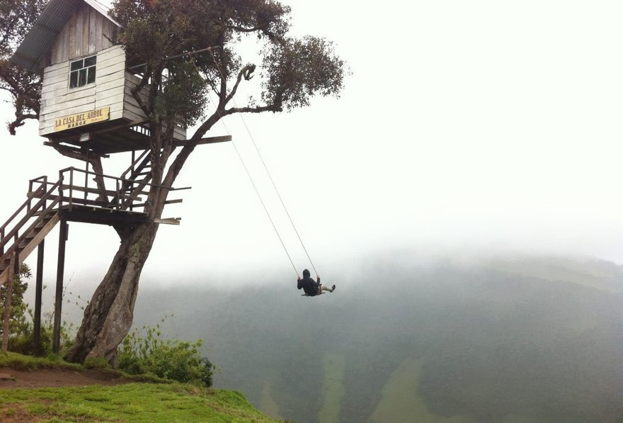The Swing At The End Of The World Lets You Swing 2,600 Meters Above Sea Level The Swing At The End Of The World Lets You Swing 2,600 Meters Above Sea Level