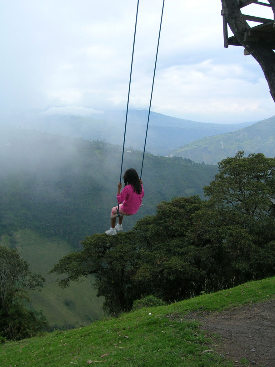 The Swing At The End Of The World Lets You Swing 2,600 Meters Above Sea Level The Swing At The End Of The World Lets You Swing 2,600 Meters Above Sea Level