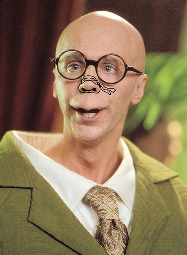 Your Nose is a Teenage Mutant Ninja Turtle!