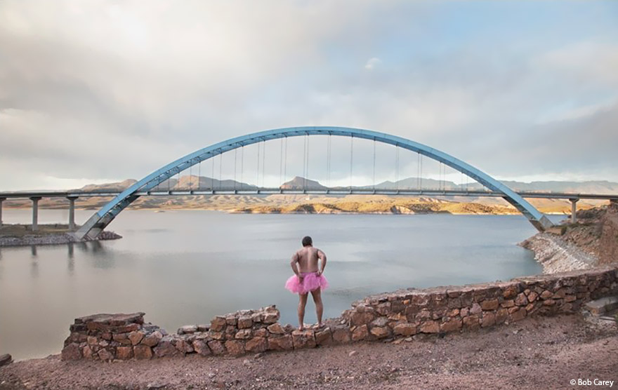 Man Puts On A Pink Tutu And Travels The World To Bring A Smile To His Wife Fighting Breast Cancer Man Puts On A Pink Tutu And Travels The World To Bring A Smile To His Wife Fighting Breast Cancer