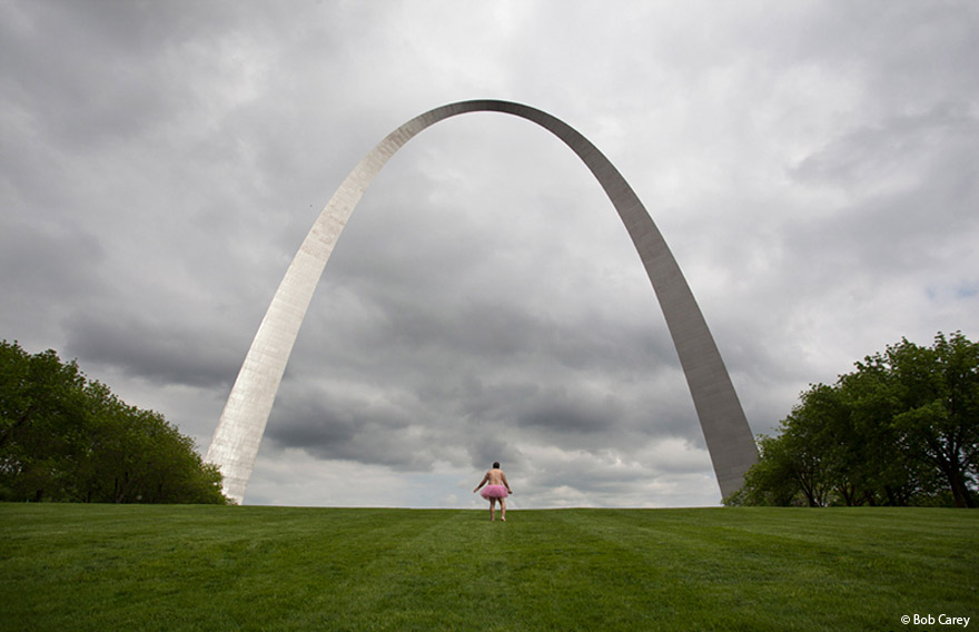 Man Puts On A Pink Tutu And Travels The World To Bring A Smile To His Wife Fighting Breast Cancer