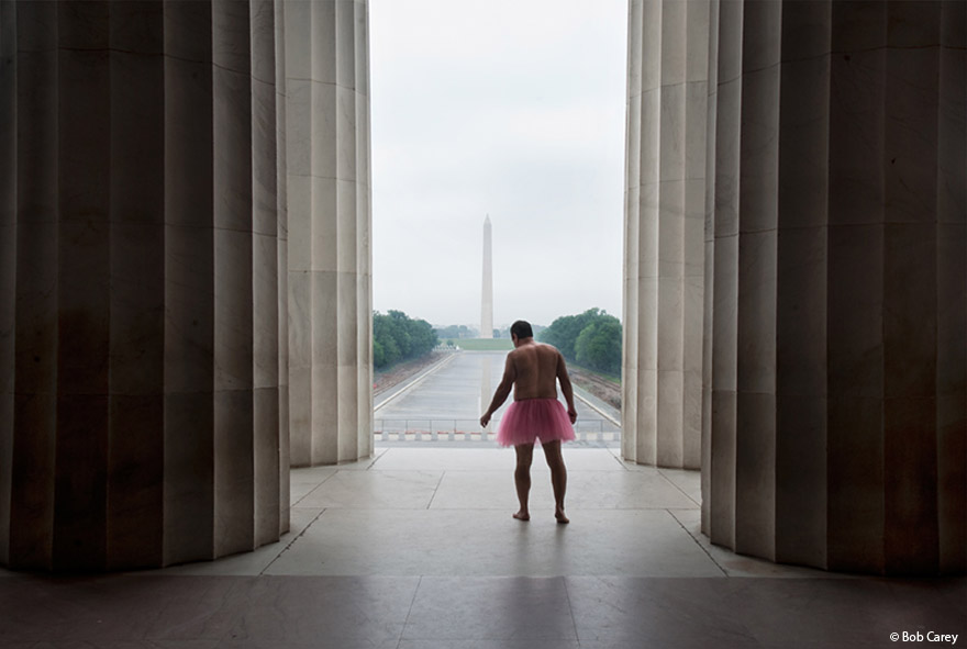 Man Puts On A Pink Tutu And Travels The World To Bring A Smile To His Wife Fighting Breast Cancer