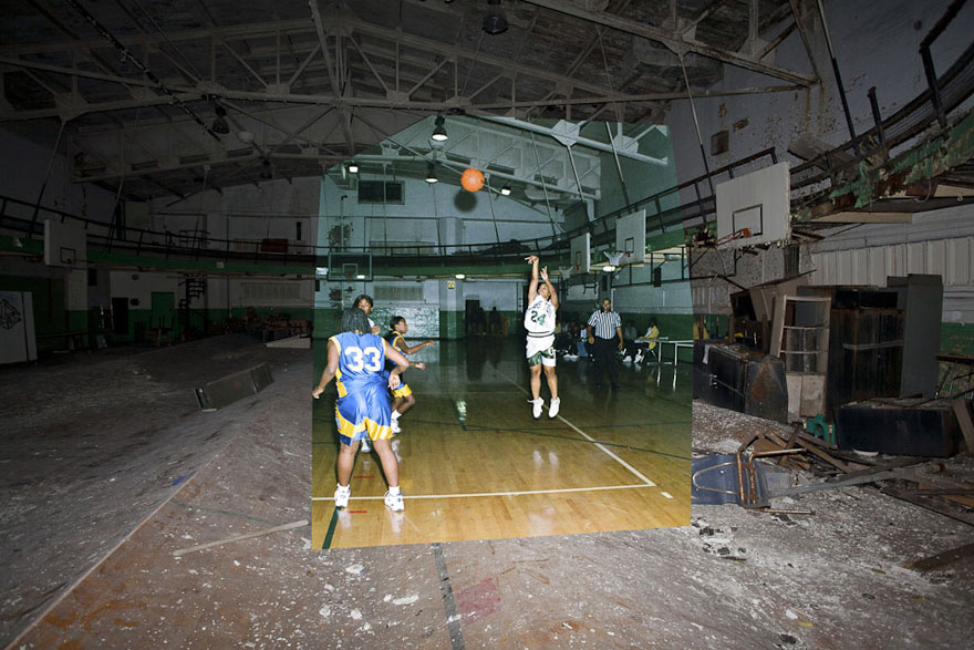 Then-and-Now Photos of Abandoned Detroit School Then-and-Now Photos of Abandoned Detroit School
