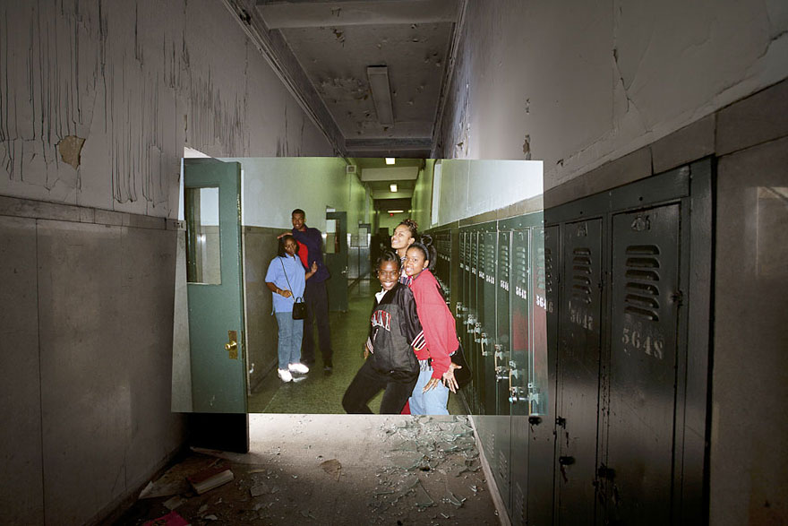 Then-and-Now Photos of Abandoned Detroit School Then-and-Now Photos of Abandoned Detroit School