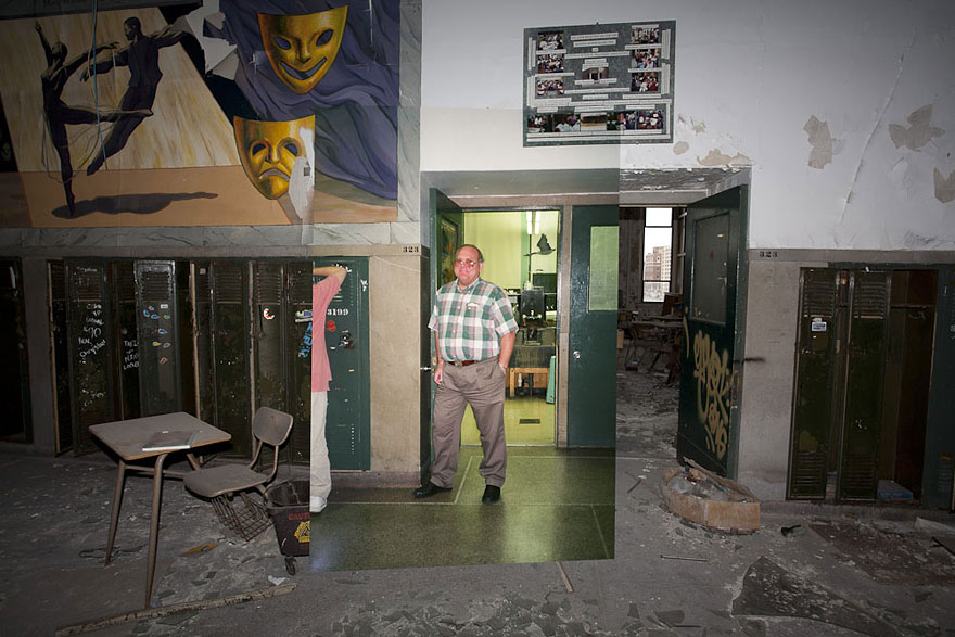 Then-and-Now Photos of Abandoned Detroit School Then-and-Now Photos of Abandoned Detroit School
