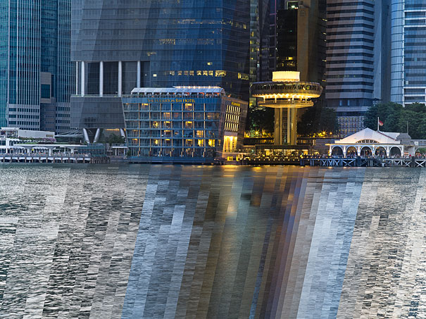 The Passage of Time Shown in Layered Collages by Fong Qi Wei The Passage of Time Shown in Layered Collages by Fong Qi Wei