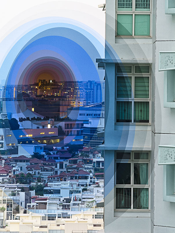 The Passage of Time Shown in Layered Collages by Fong Qi Wei The Passage of Time Shown in Layered Collages by Fong Qi Wei