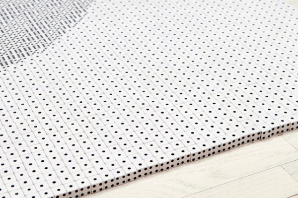 Portrait of Tobias Wong Made of 13,138 Dice Portrait of Tobias Wong Made of 13,138 Dice