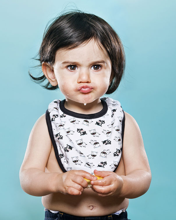 Photos of Toddlers Tasting Lemon For the First Time