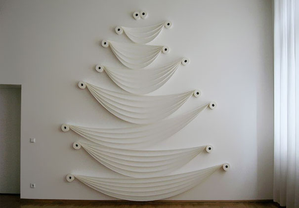Hundreds of Toilet Paper Rolls Turned Into Art Hundreds of Toilet Paper Rolls Turned Into Art