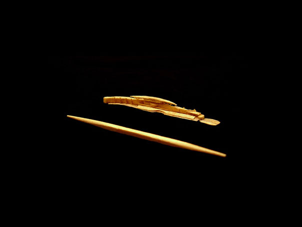 Tiny Sculptures Made From A Single Toothpick Tiny Sculptures Made From A Single Toothpick