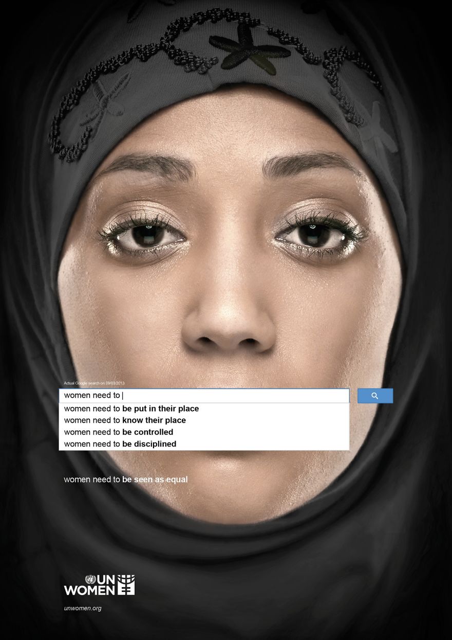 Powerful UN Ad Campaign Uses Google Suggestions To Show What The Internet Thinks About Women Powerful UN Ad Campaign Uses Google Suggestions To Show What The Internet Thinks About Women