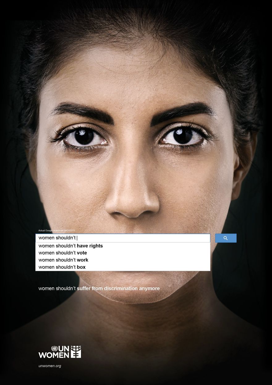 Powerful UN Ad Campaign Uses Google Suggestions To Show What The Internet Thinks About Women Powerful UN Ad Campaign Uses Google Suggestions To Show What The Internet Thinks About Women