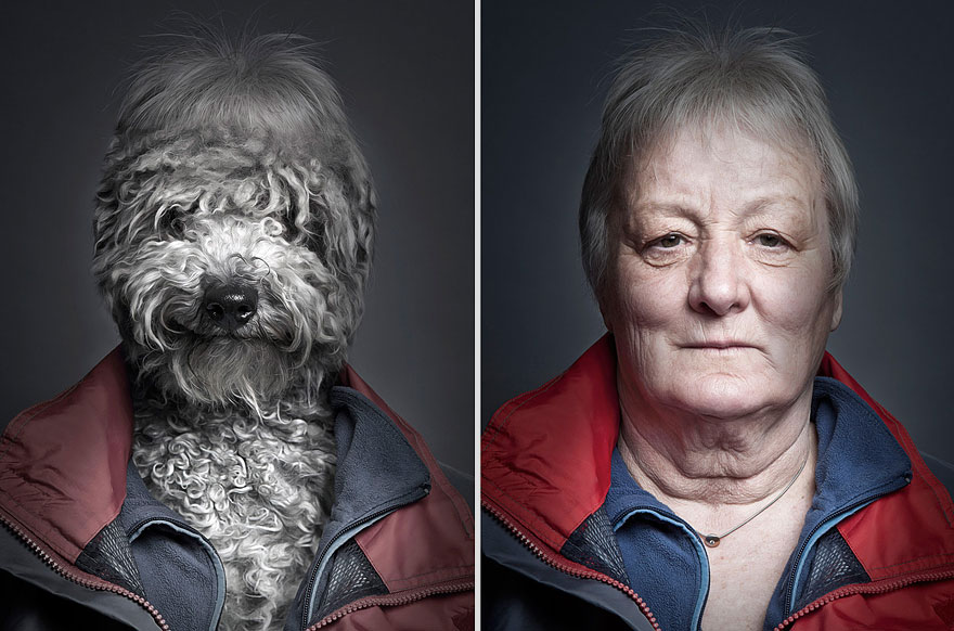 Dogs Dressed As Their Owners by Sebastian Magnani Dogs Dressed As Their Owners by Sebastian Magnani