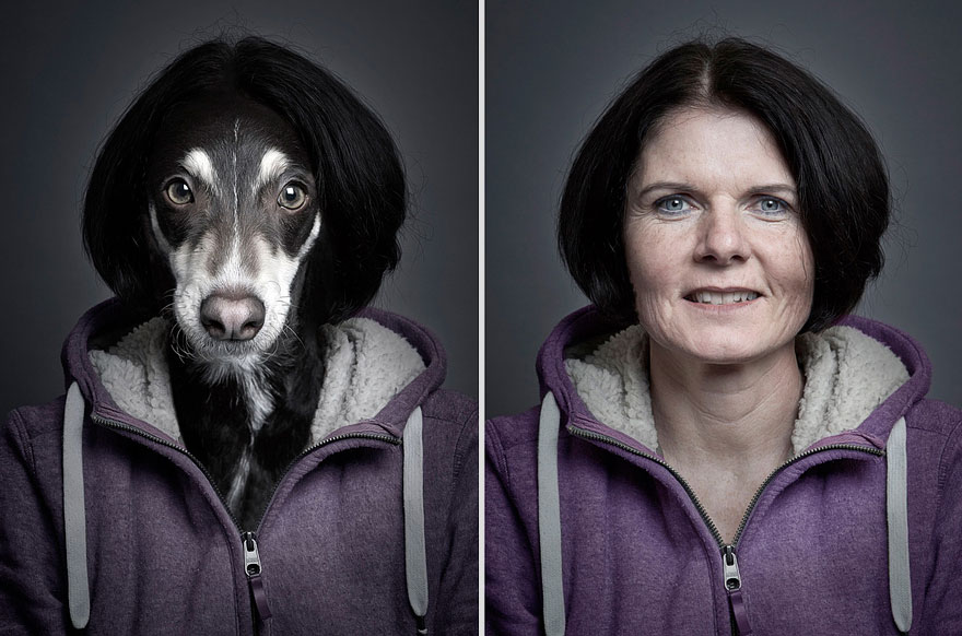 Dogs Dressed As Their Owners by Sebastian Magnani Dogs Dressed As Their Owners by Sebastian Magnani