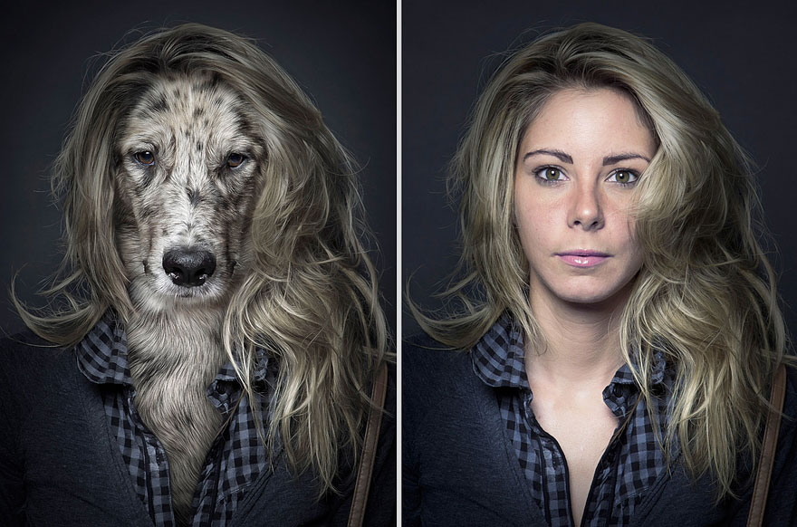 Dogs Dressed As Their Owners by Sebastian Magnani