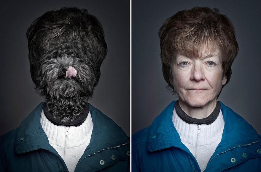 Dogs Dressed As Their Owners by Sebastian Magnani