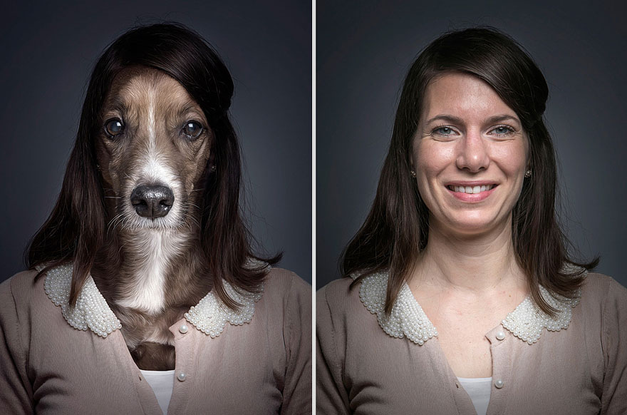 Dogs Dressed As Their Owners by Sebastian Magnani Dogs Dressed As Their Owners by Sebastian Magnani