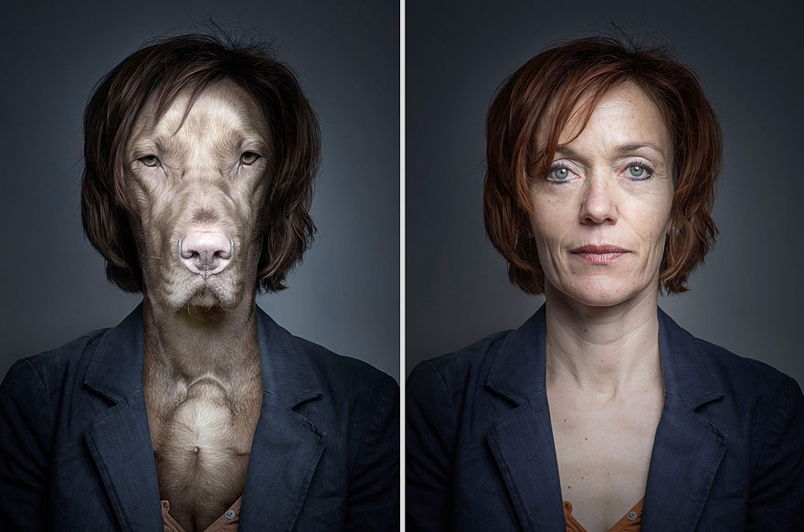 Dogs Dressed As Their Owners by Sebastian Magnani Dogs Dressed As Their Owners by Sebastian Magnani