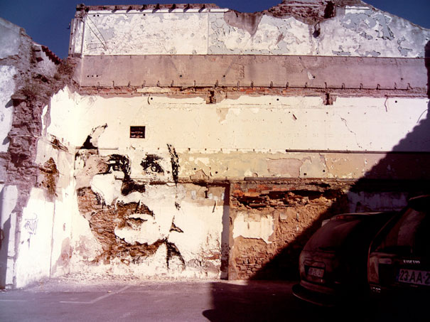Portraits Carved in Walls by Alexandre Farto Portraits Carved in Walls by Alexandre Farto