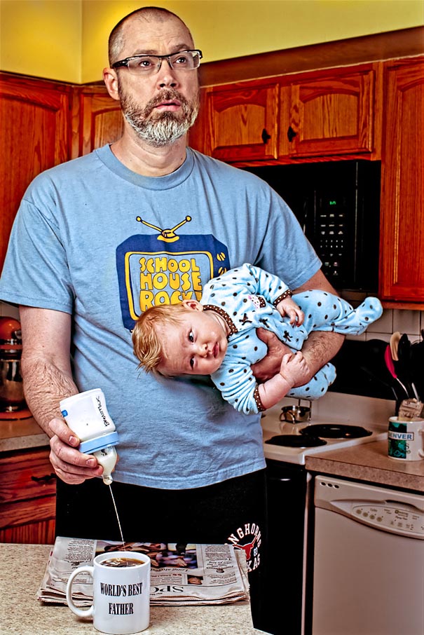 World’s Best Father: Dave Engledow with Daughter Alice Bee