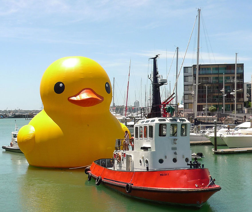 World's Largest Rubber Duck Comes to Hong Kong