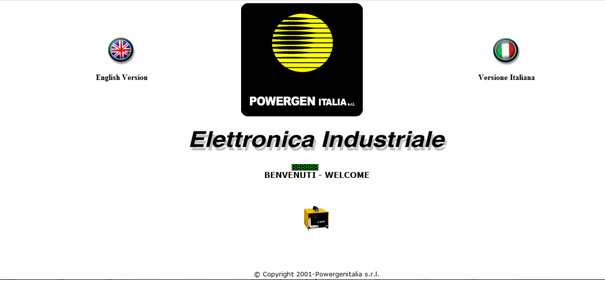 Powergen Italia website homepage showcasing unintentionally inappropriate domain names.