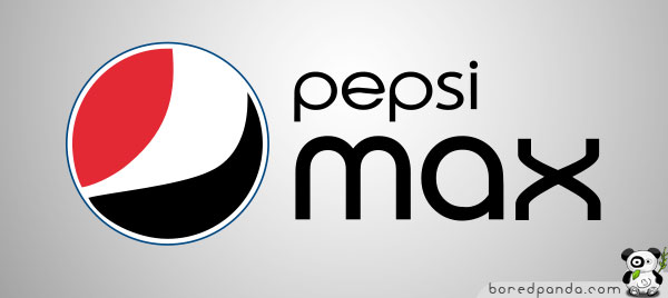 Pepsi Max logo with a circle and abstract design.