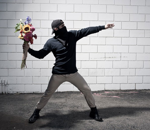 Banksy's Artwork Recreated in Real Life Banksy's Artwork Recreated in Real Life