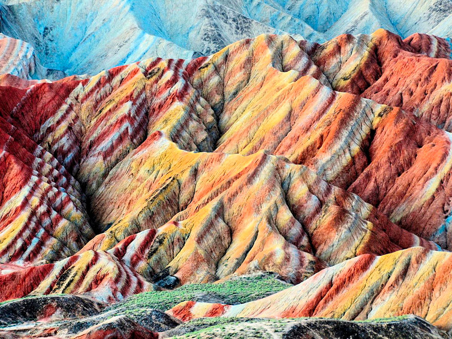 Colorful mountains Zhangye Danxia Landform in Gansu, China