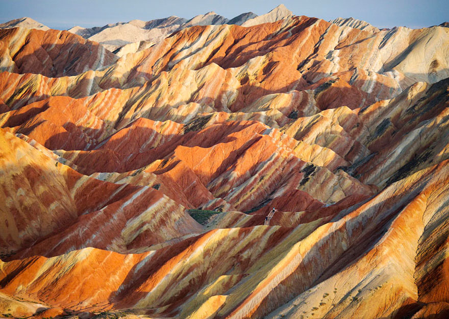 Incredibly Colorful Rock Formations in China Incredibly Colorful Rock Formations in China